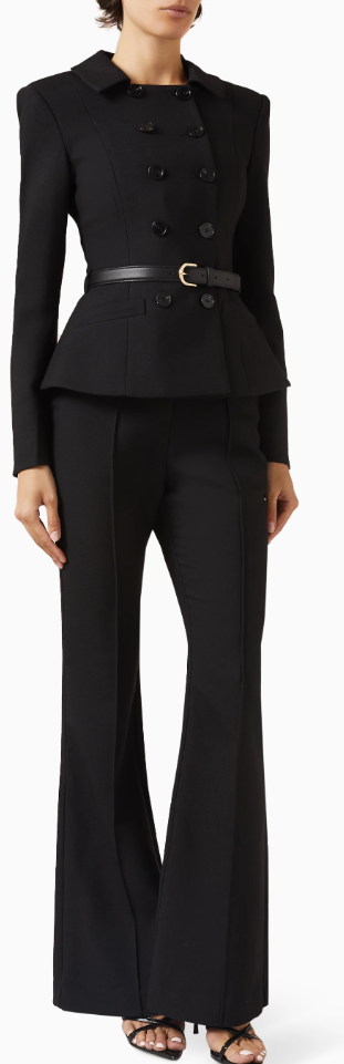 Double Breasted Jumpsuit in Wool